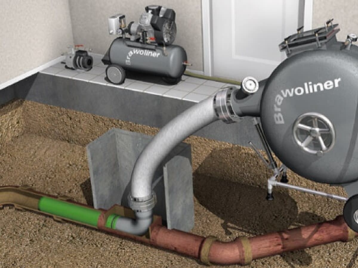 Illustration of trenchless pipe relining showing the method from older pipe repairs to modern liner systems