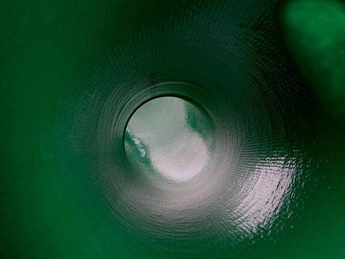 Illustration of liner and resin materials used in trenchless pipe relining